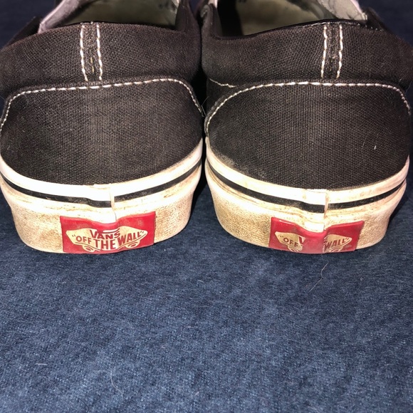 Black Slip on Vans - Picture 4 of 5